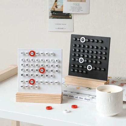 Peg Logix Wooden Calendar