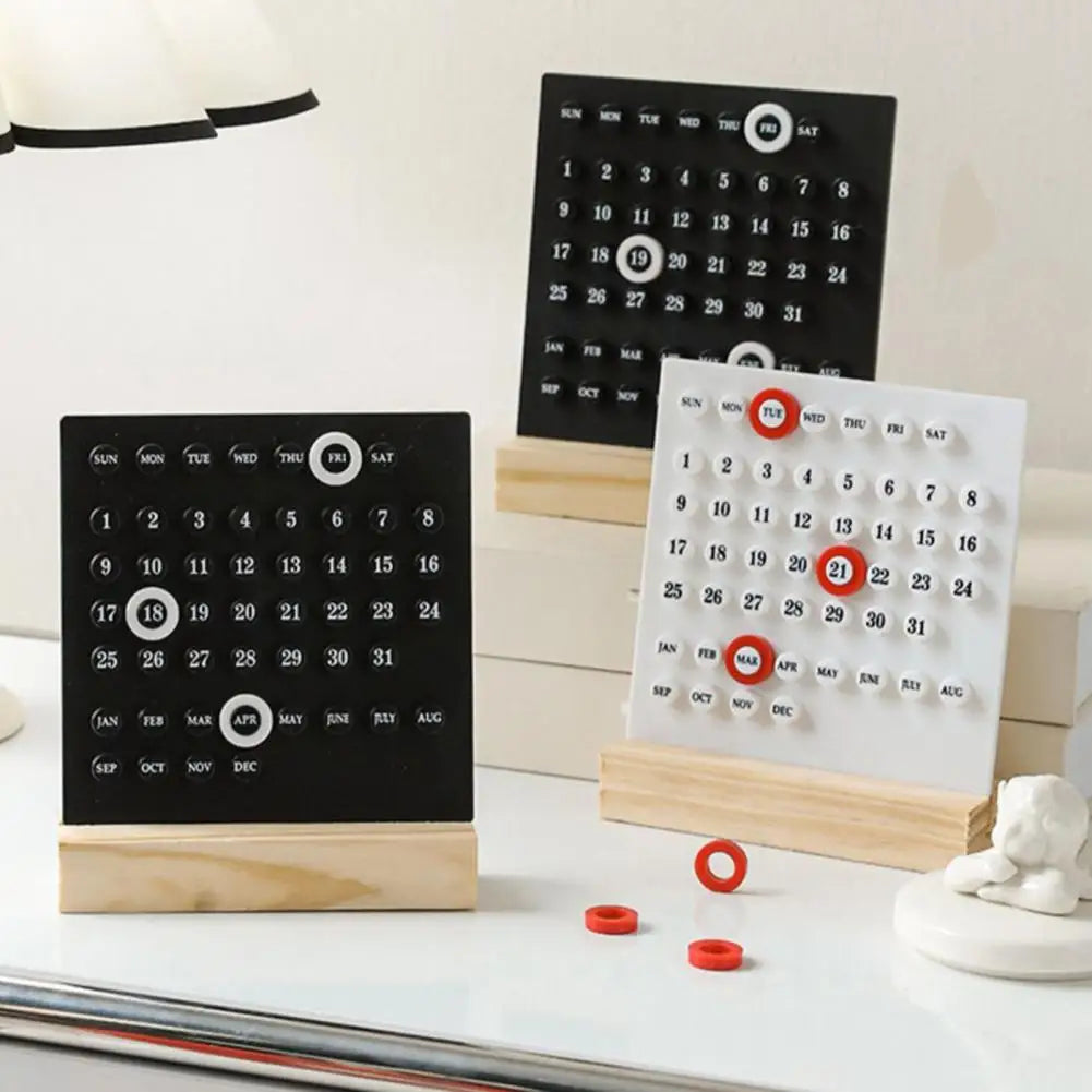 Peg Logix Wooden Calendar