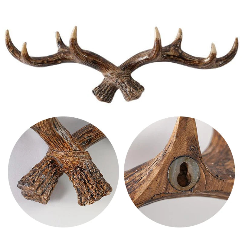 Deer Antler Wall Hooks